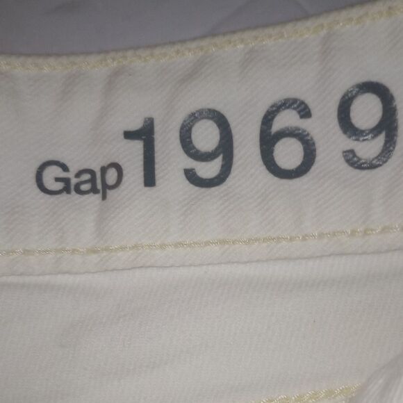 🆕👖GAP Real Straight Leg White Jeans - Picture 8 of 8